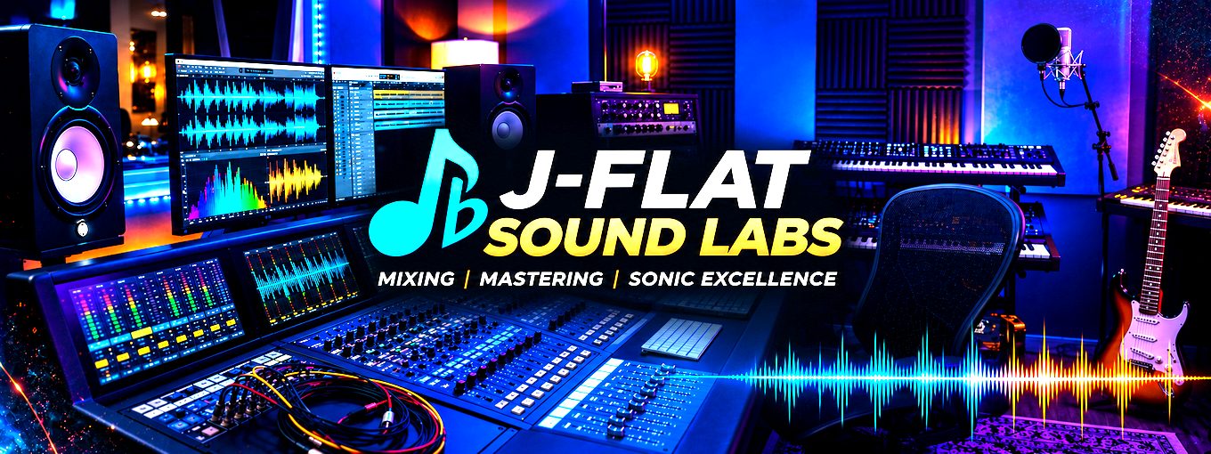 J-Flat Sound Labs studio banner